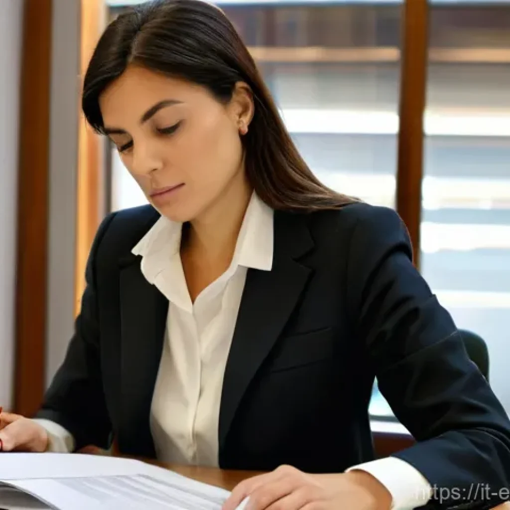 환경영향평가사 필수 학습 도구 - **Prompt 1: The Diligent Italian Environmental Assessor Navigating Regulations**
    "A female envir...