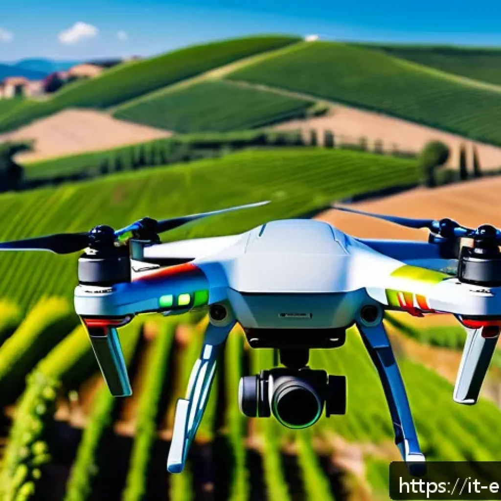 환경영향평가와 관련된 최신 논문 리뷰 - A high-tech environmental monitoring scene featuring a drone equipped with multispectral cameras fly...
